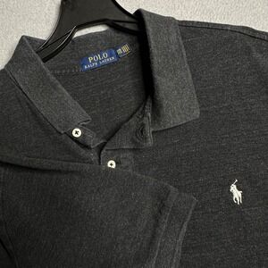 Polo Ralph Lauren Men's Dark Gray Short Sleeve Polo Shirt Size‎ 3XB 3TG